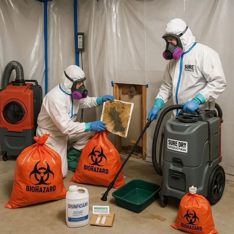 Contaminated Water Handling Protocols process in Tipton, CA